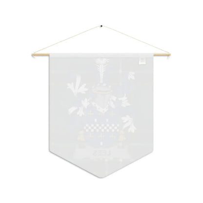 Elegant Blue and White Family Crest Wall Hanging product