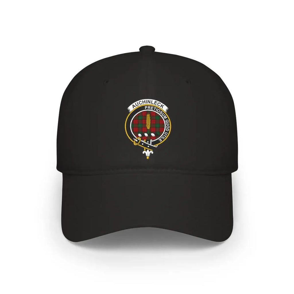 Auchinleck Emblem Stylish Black Hat Accessory