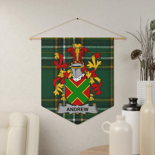 Customizable Andrew Family Crest Wall Hanging product
