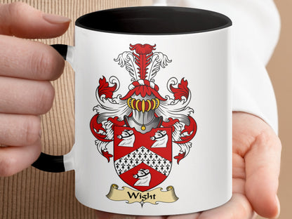 Clan Wight Scottish Family Heritage Emblem Mug - Living Stone Gifts