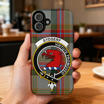 Sydserf Virtute Promoveo Tartan iPhone Case