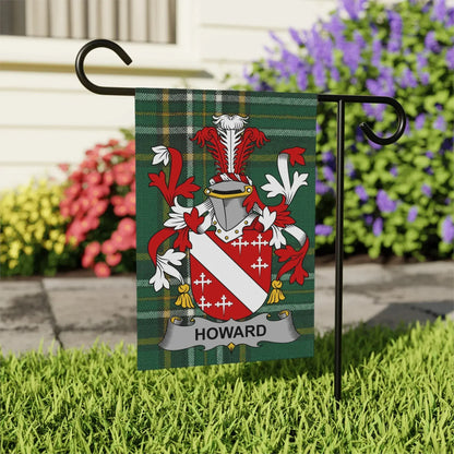 Personalized Family Crest Garden Flag Howard product type