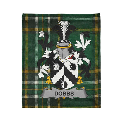 Dobbs Family Crest Tartan Blanket Cozy product