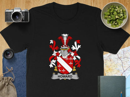 Howard Family Crest Black Tee product