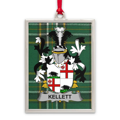 Kellett Family Crest Plaid Background Tapestry product