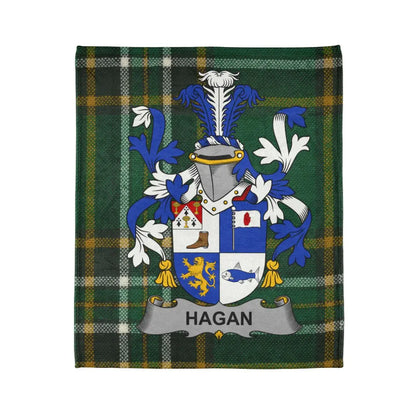 Hagan Family Crest Tartan Design Blanket product