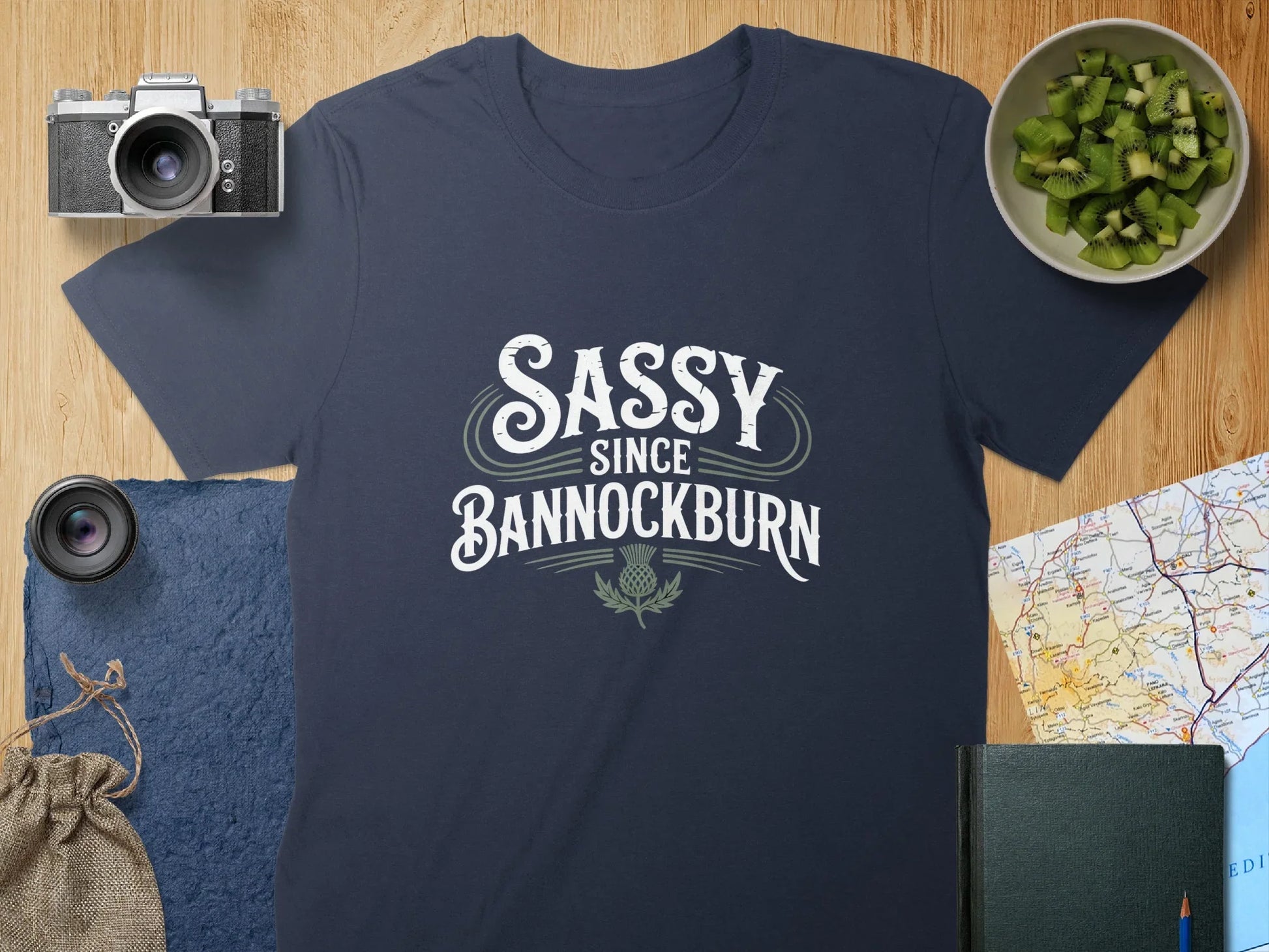 Sassy Since Bannockburn Graphic Tee Shirt product