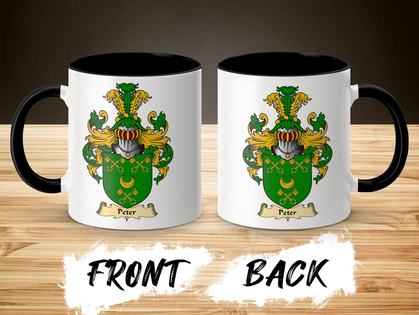 Scottish Clan Peter Coat of Arms Mug - Living Stone Gifts