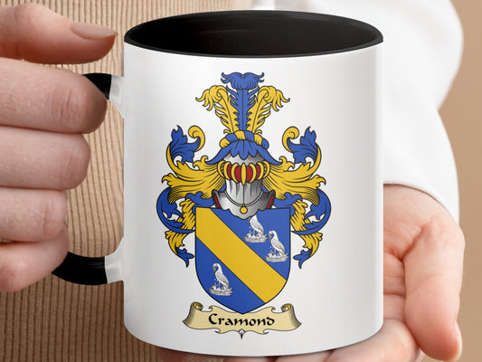 Clan Cramond Scottish Clan Accent Coffee Mug - Living Stone Gifts