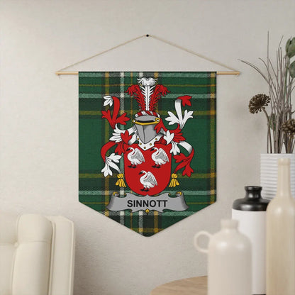 Sinnott Family Crest Tartan Wall Hanging product