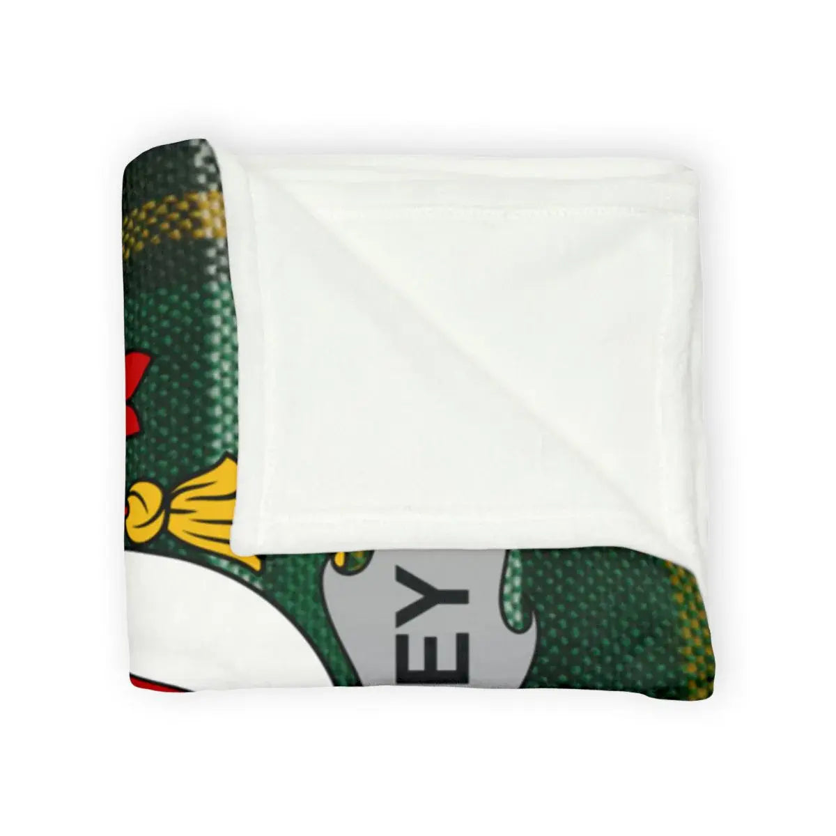 Colorful and Cozy Green Cartoon Design Blanket product