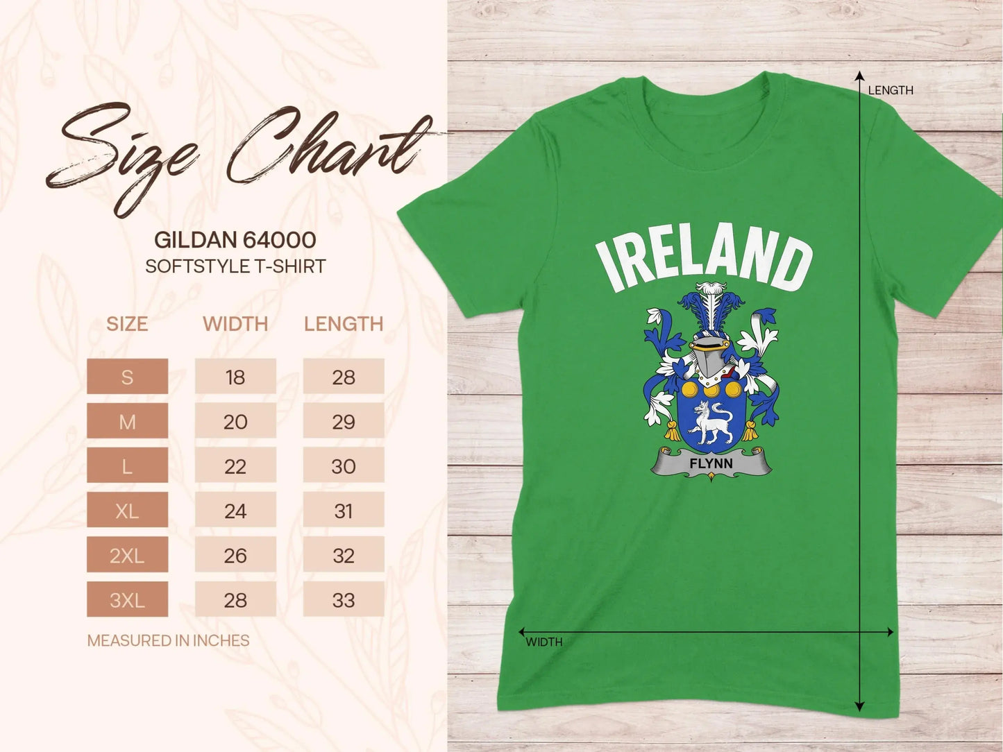 Ireland Flynn Design Gildan 64000 Softstyle T-Shirt product