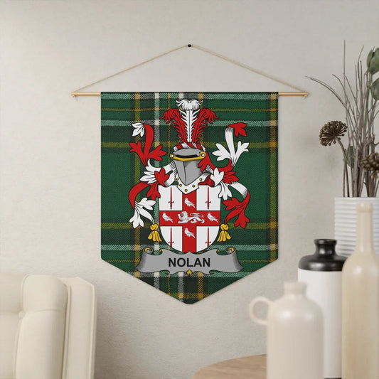 Personalized Family Crest Tartan Pattern Wall Product