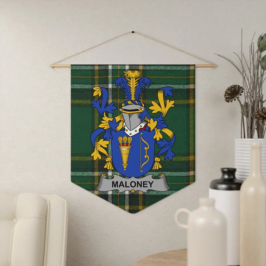 Maloney Family Crest Wall Hanging Decorative product