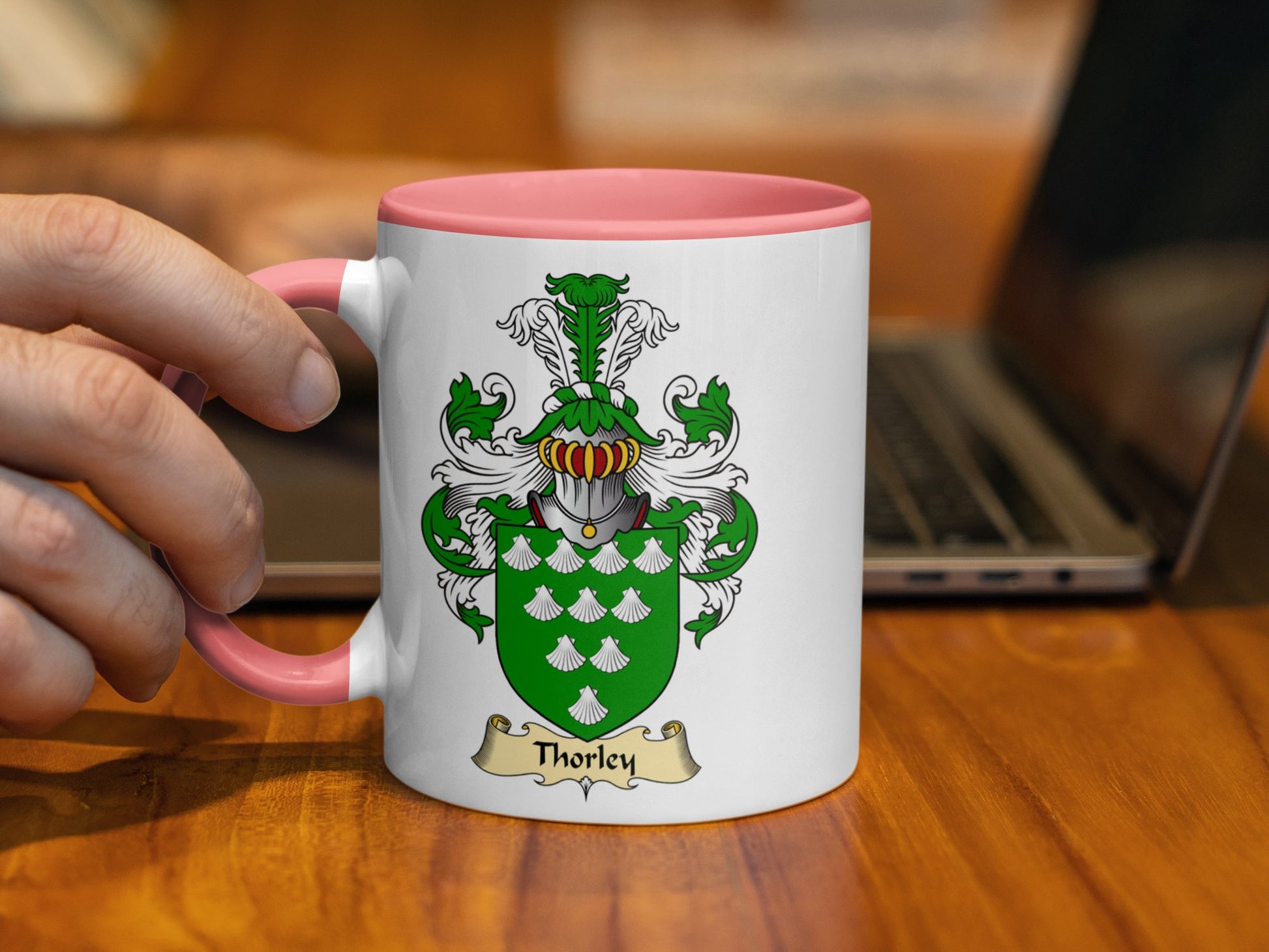 Thorley Scottish Coat of Arms Mug - Living Stone Gifts