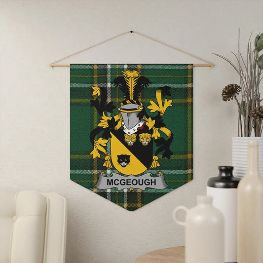 McGeough Coat of Arms Plaid Wall Hanging product type