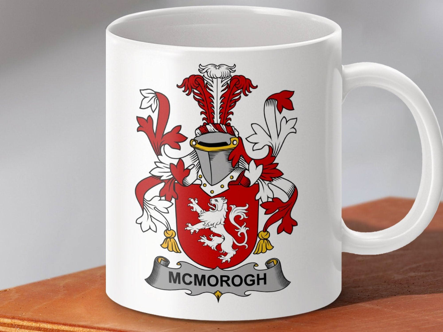 McMorogh Surname Irish Family Crest Mug - Celtic Ancestry Gifts