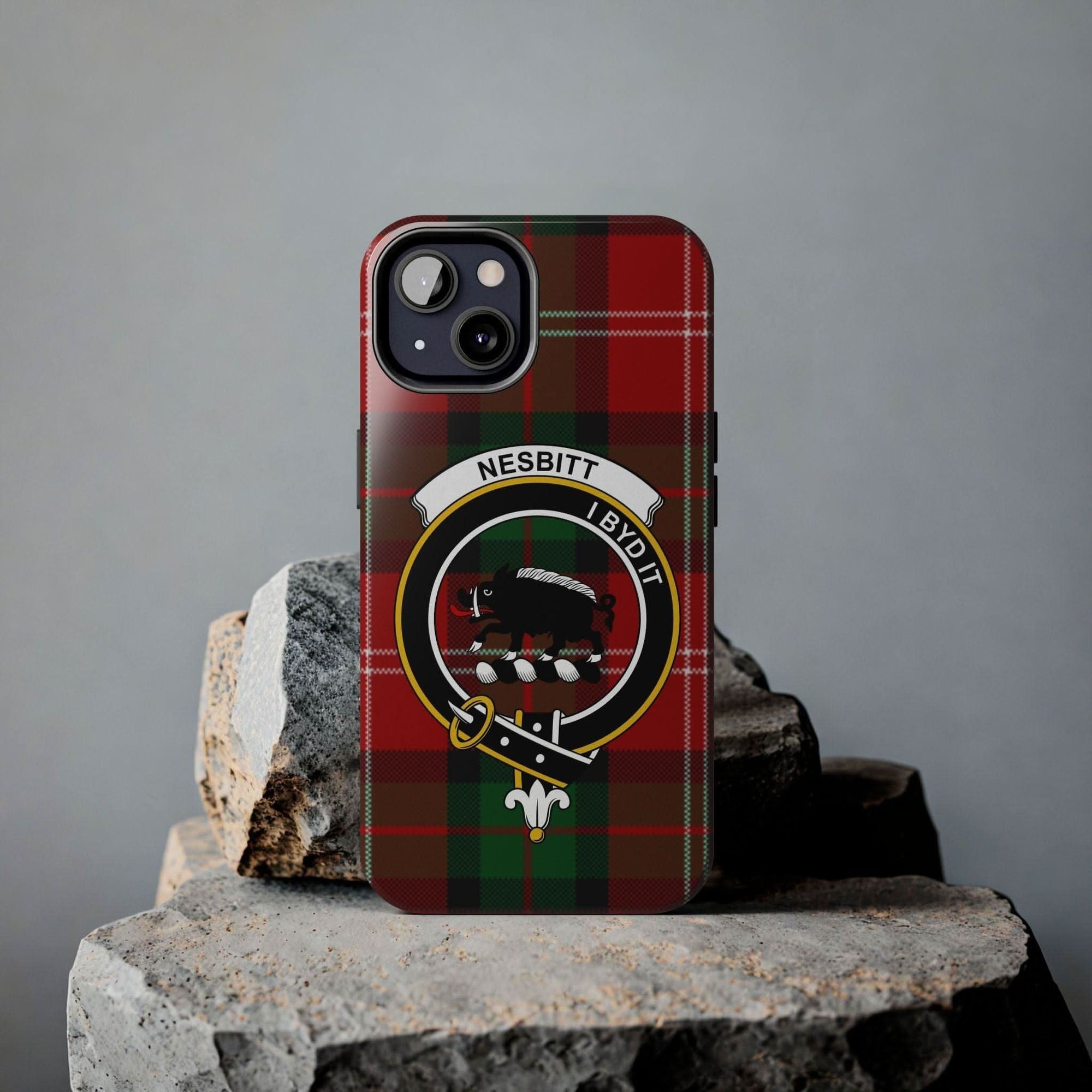 Nesbitt Clan Scottish Tartan Plaid Cell Phone Case - Celtic Ancestry Gifts