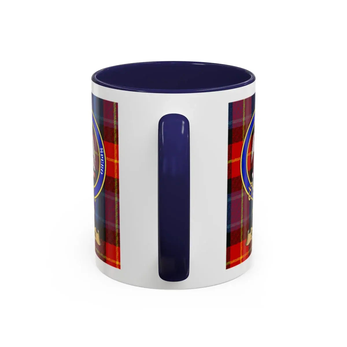 Shank clan crest mug shown in 11 oz and 15 oz sizes