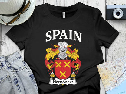 Spain Hernandez Family Crest T-Shirt product type
