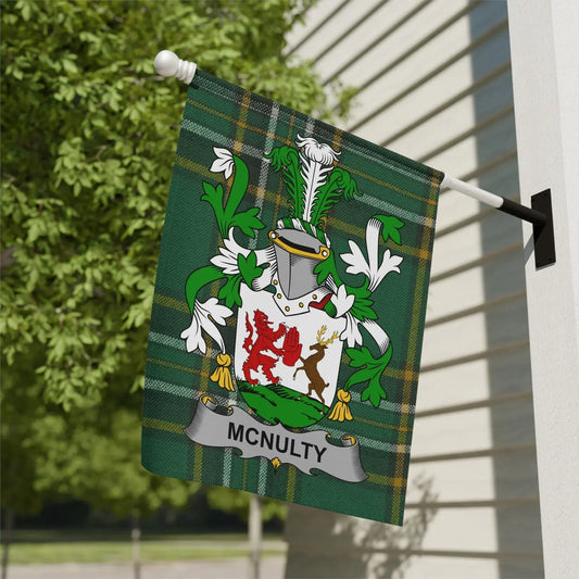 McNulty Family Crest Decorative Flag product