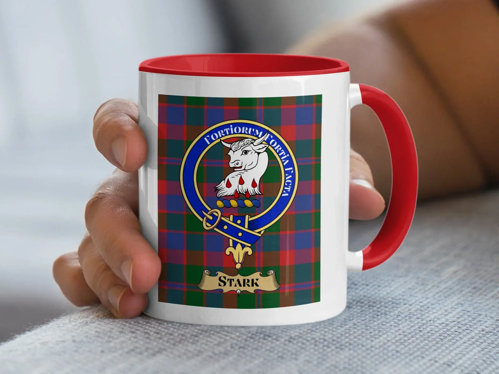 Stark family crest ceramic mug for everyday coffee and tea