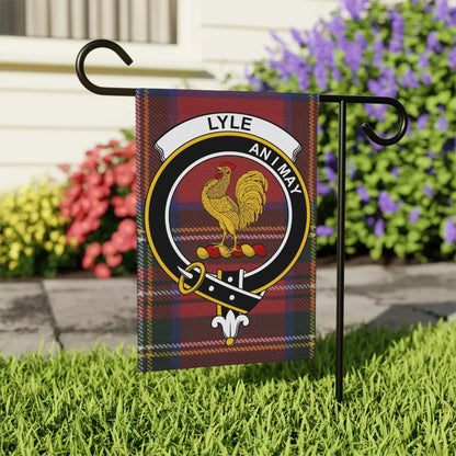 Lyle An I May Tartan Rooster Garden Flag product