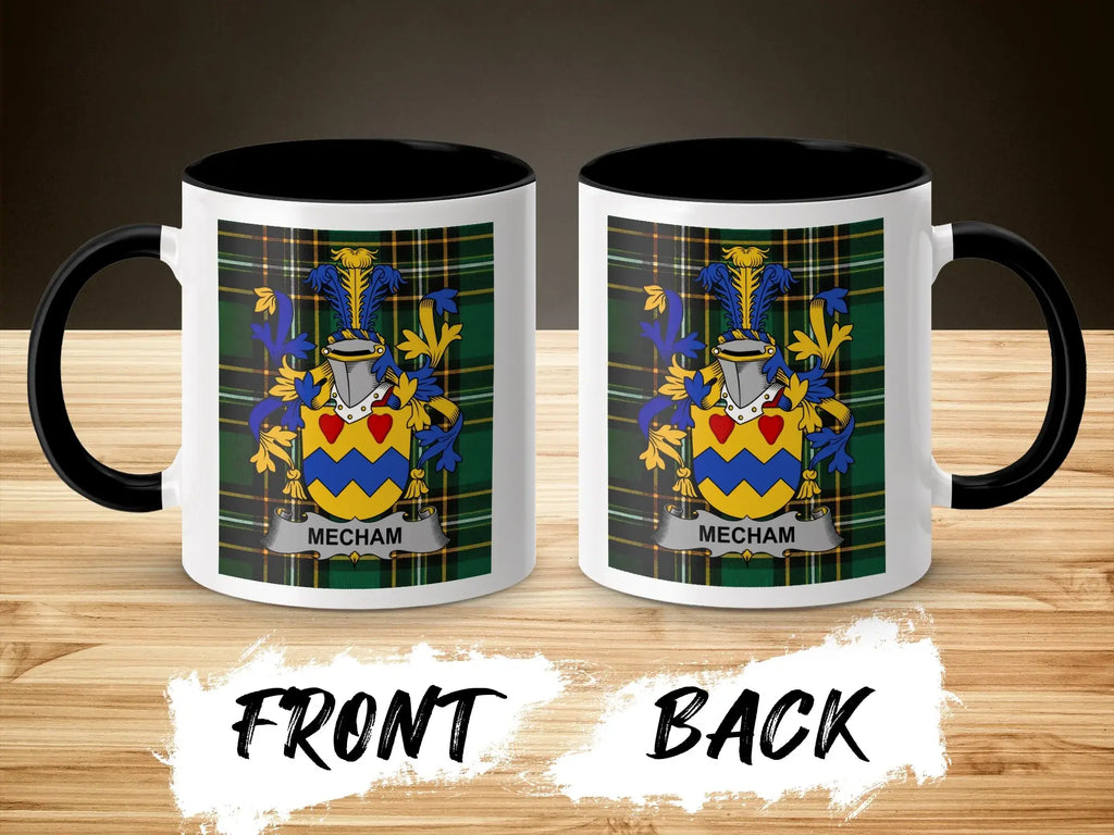 Mecham Irish National Tartan ceramic accent mug