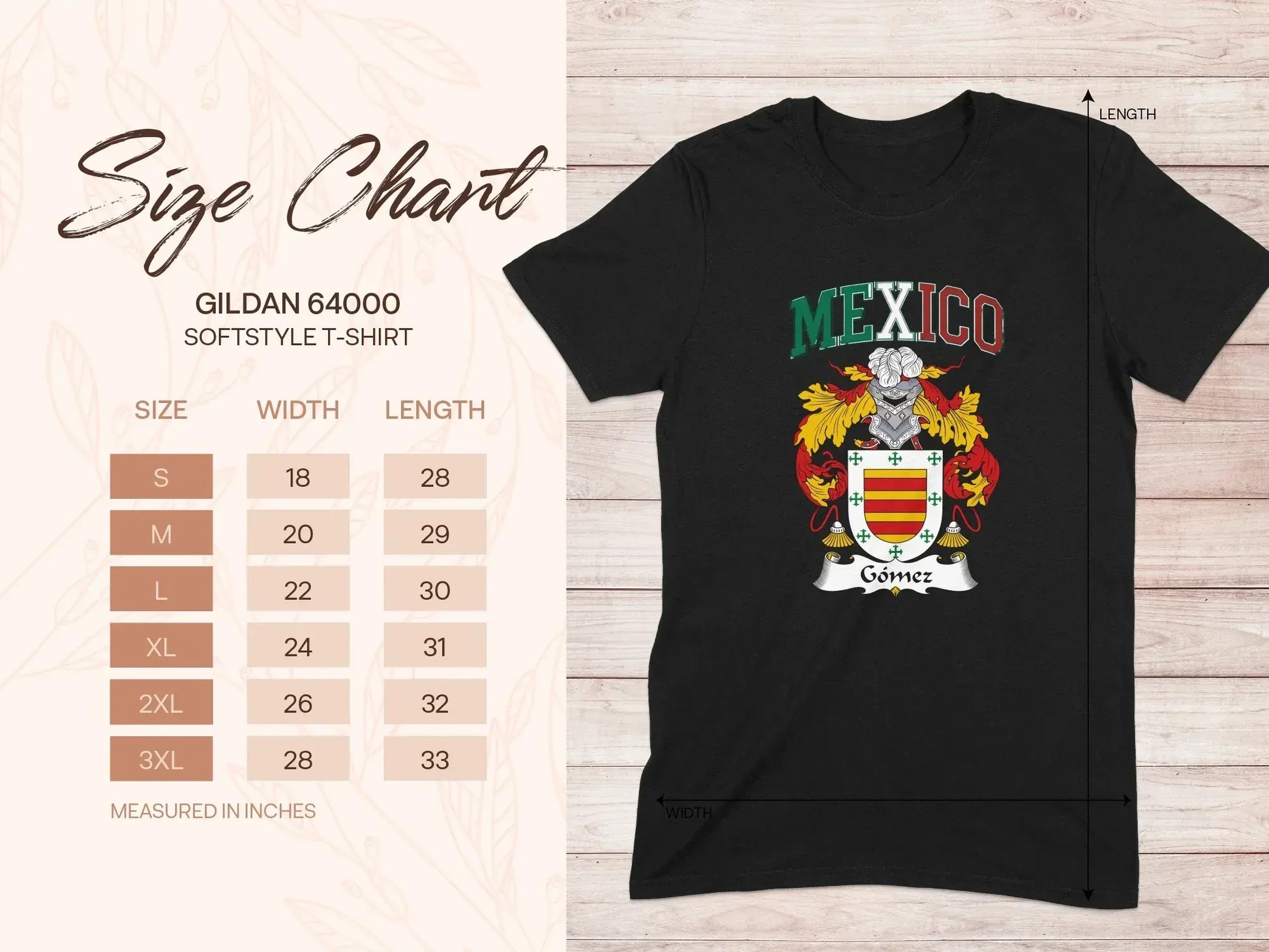 Mexico Gomez Coat of Arms Graphic Tee Shirt product