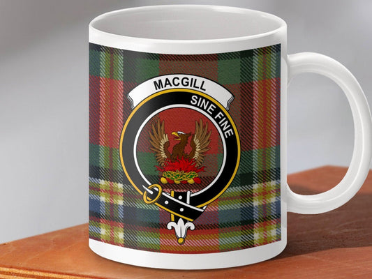 MacGill Sine Fine Plaid Eagle Crest Mug product