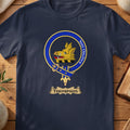 Thompson Scottish clan crest T-shirt in Navy