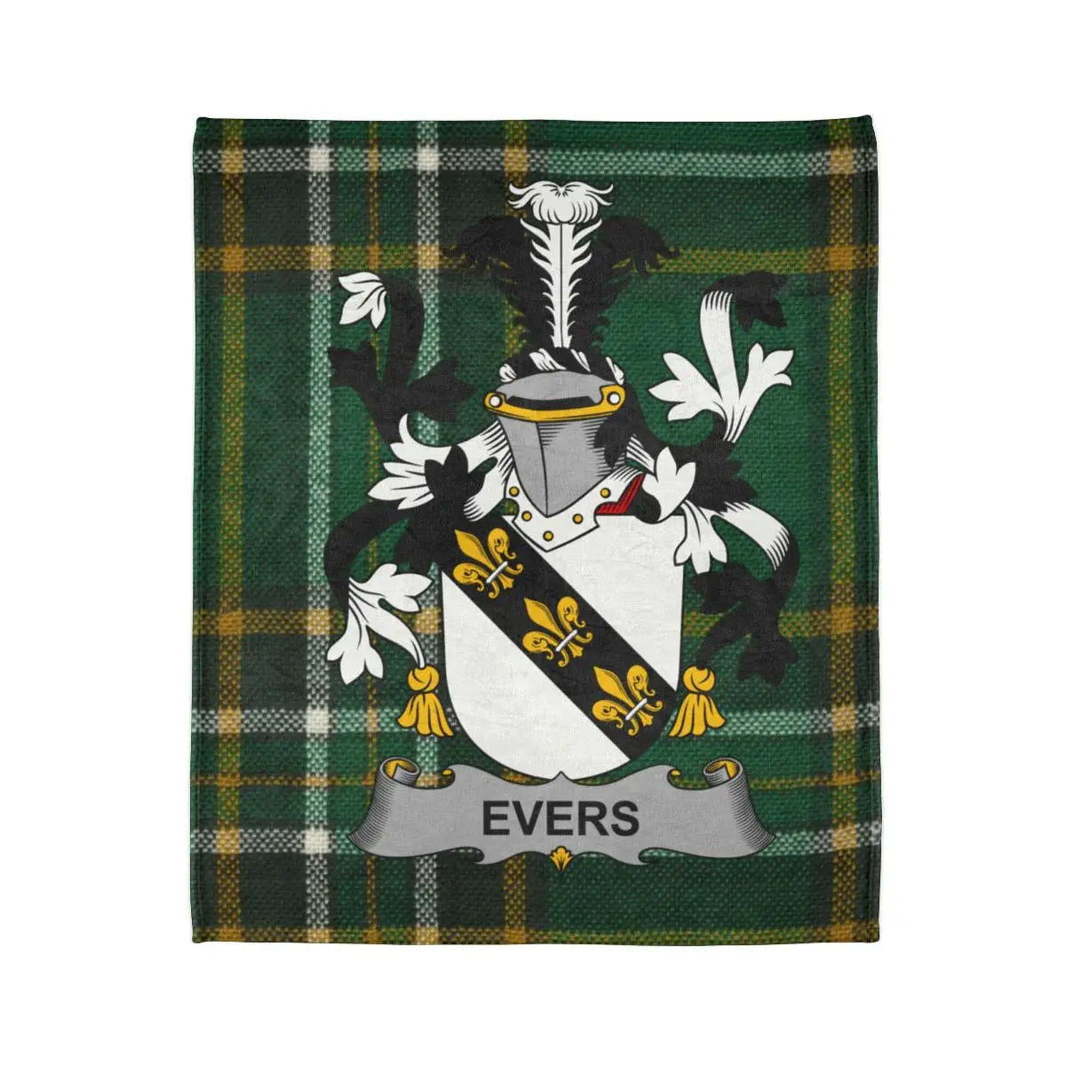 Evers Family Crest Tartan Plaid Blanket product