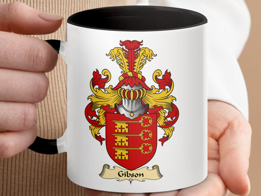 Gibson Scottish Clan Coat of Arms Coffee Mug - Living Stone Gifts