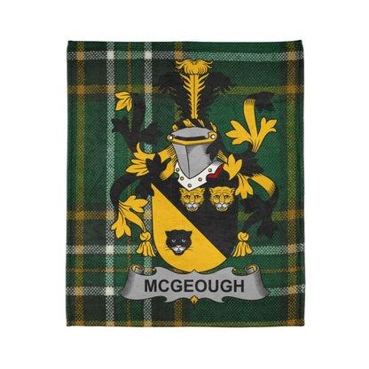 McGeough Tartan Blanket with Family Crest product