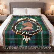 Clan Melville Tartan Woven Blanket – Scottish Heirloom Throw