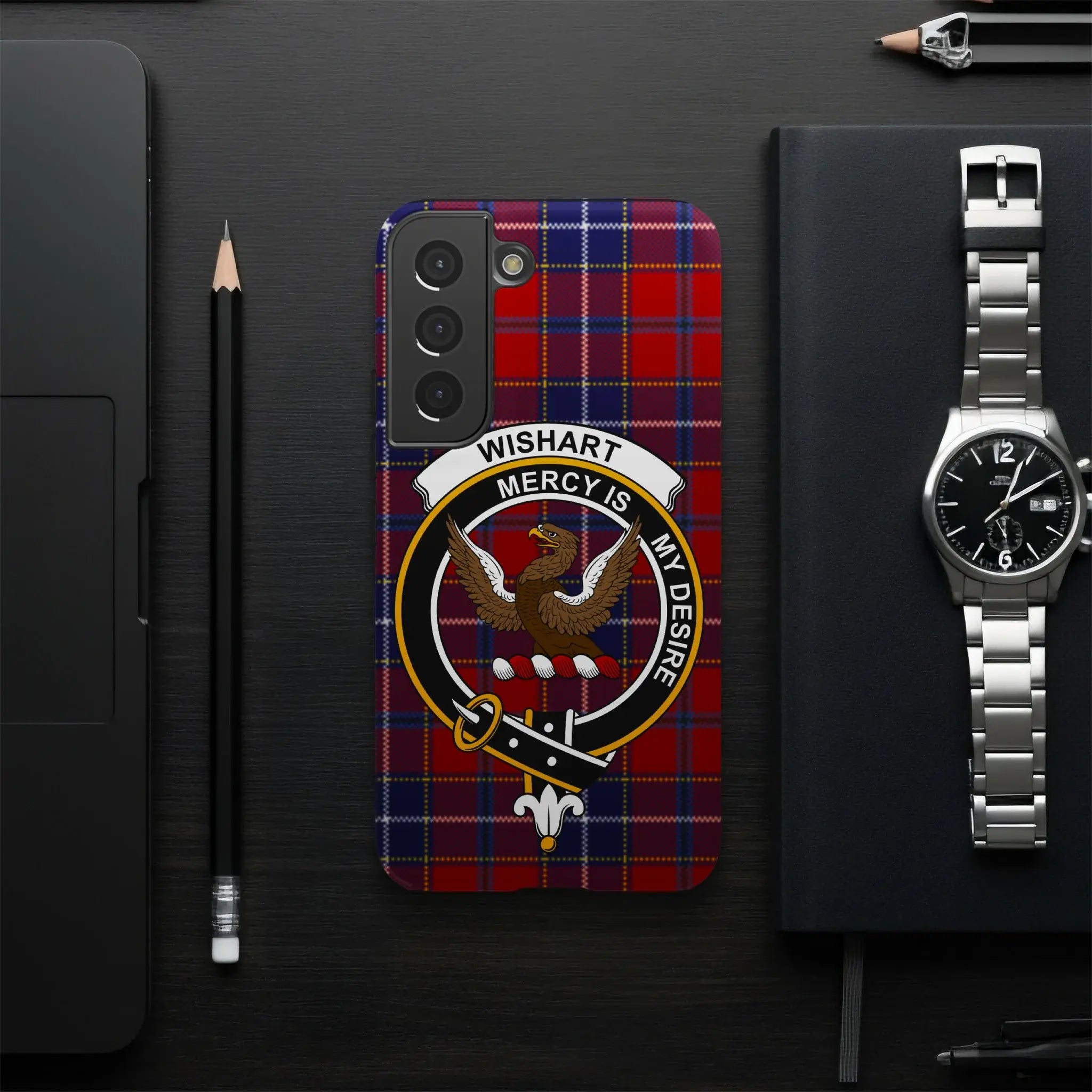 Wishart Mercy Is My Desire Crest Phone Case