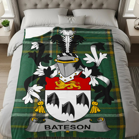 Customizable Family Crest Blanket Bateson Product