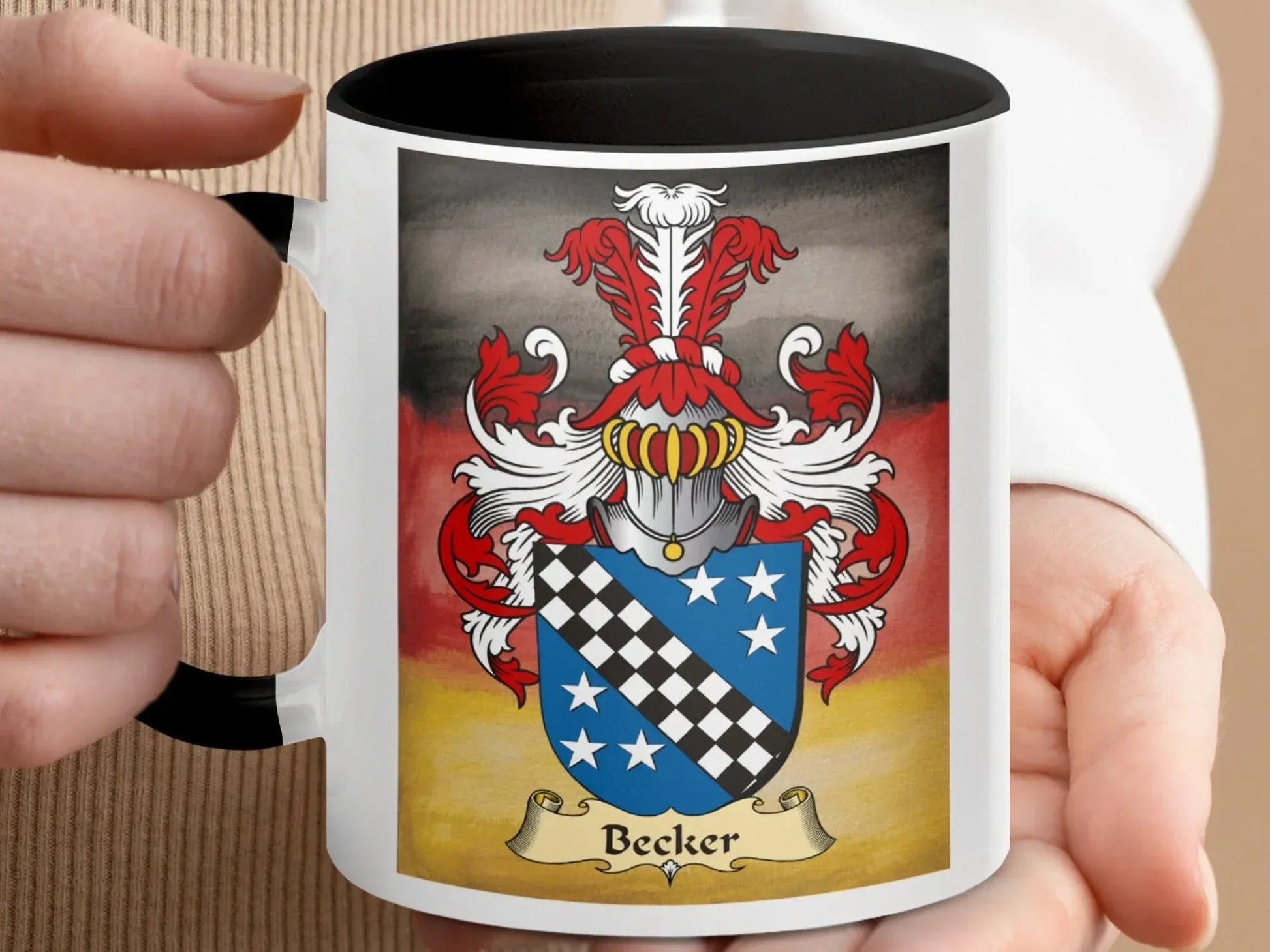 German Coat of Arms Becker Family Crest Mug product