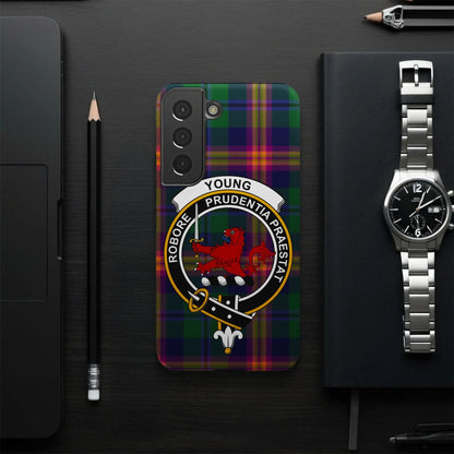 Young Robore Prudential Praestat Tartan Phone Case