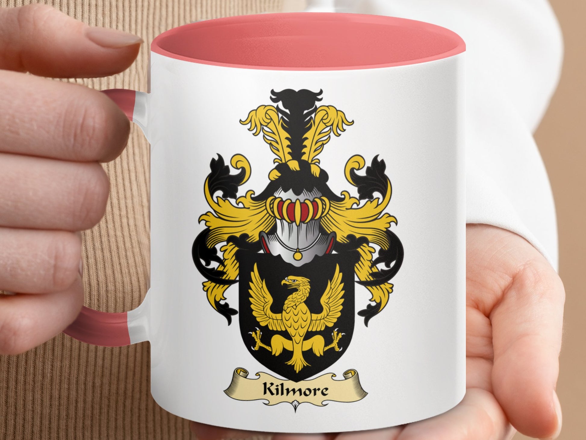 Kilmore Scottish Clan Coat of Arms Accent Mug - Living Stone Gifts