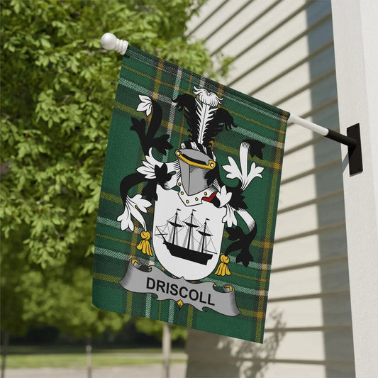 Driscoll Family Crest Design Outdoor Flag product