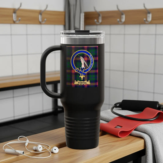 Clan Young Tartan Insulated Travel Mug product type