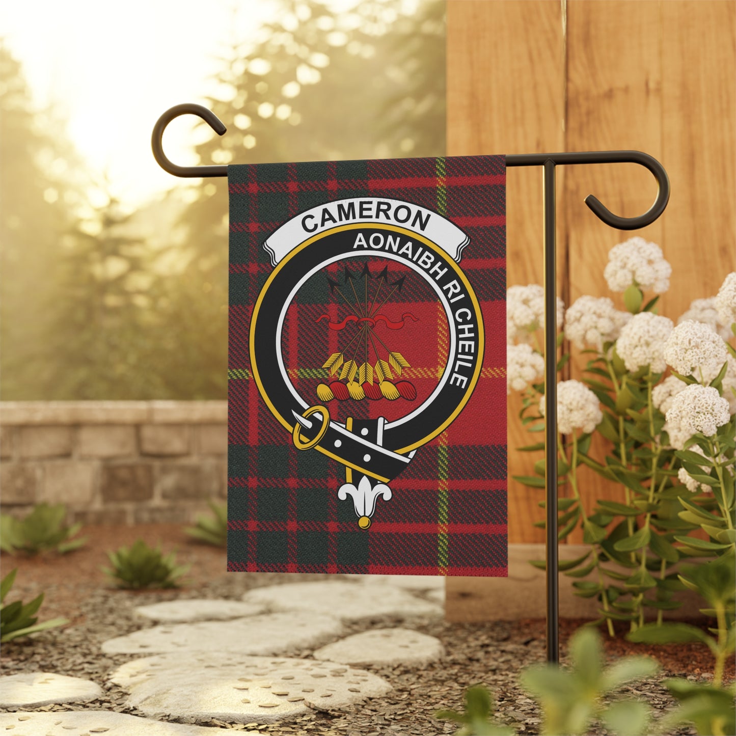 Cameron Clan Scottish Clan Scottish Tartan Crest Garden Flag