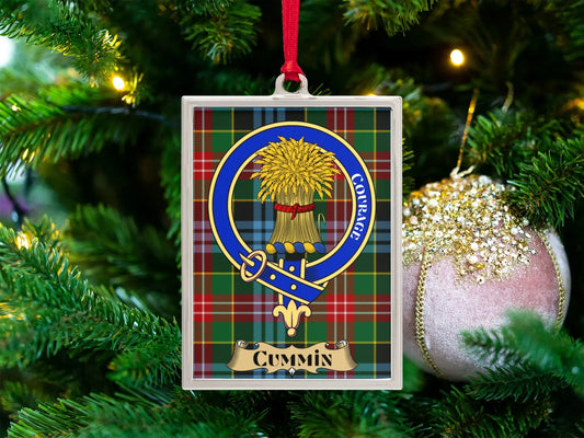 Courage Cummin Tartan Plaid Design Ornament product
