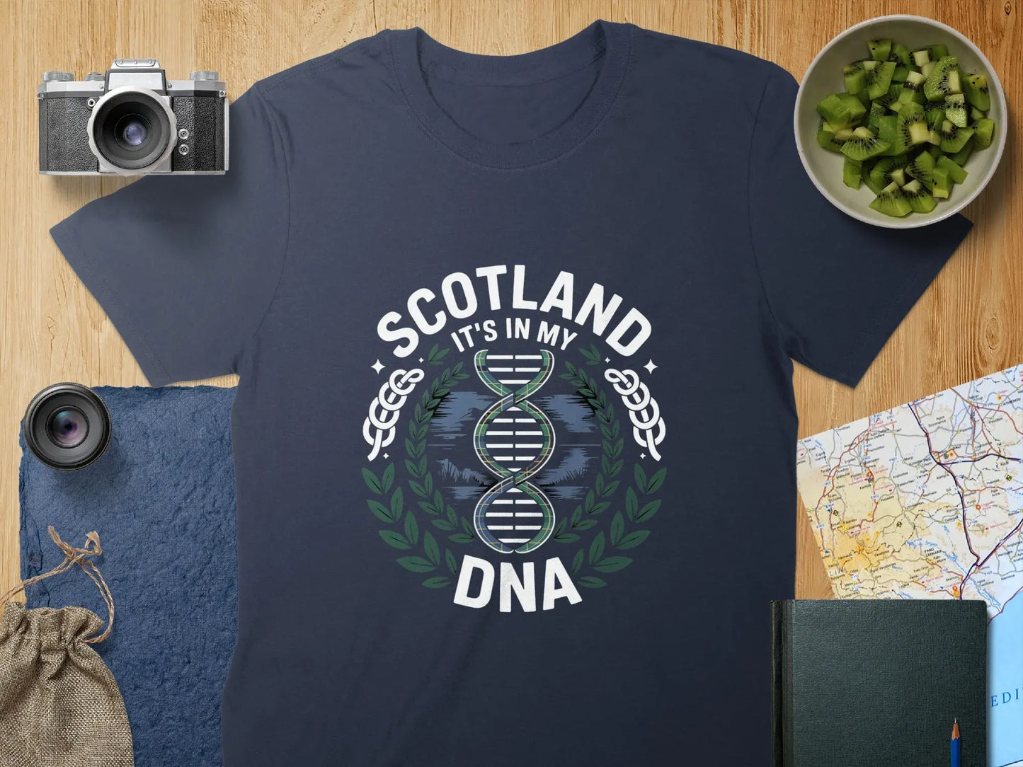 Scotland It's in My DNA Graphic Printed T-shirt Product