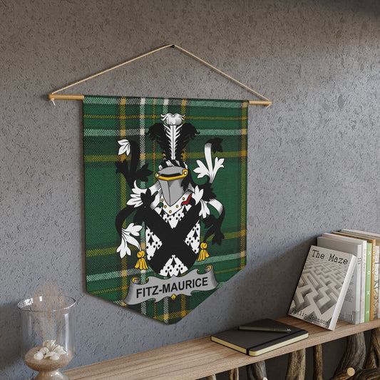 Fitz-Maurice Family Crest Green Wall Art Hanging product