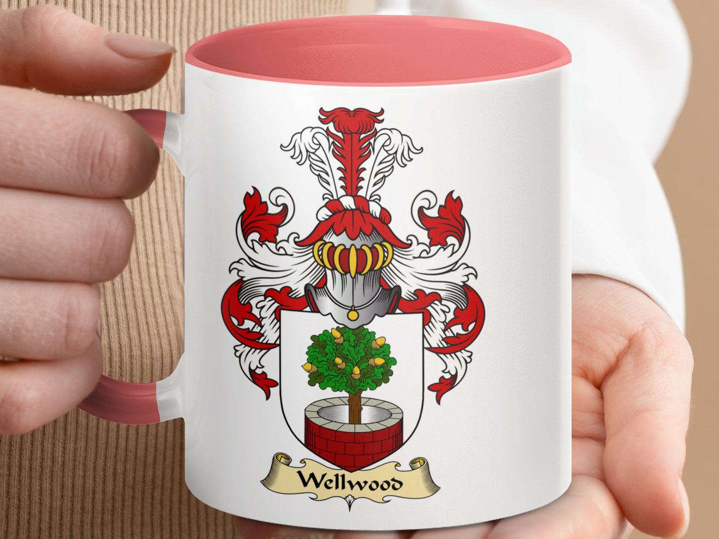 Clan Wellwood Scottish Coat of Arms Mug - Living Stone Gifts