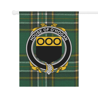 House of O'Hogan Plaid Family Crest House Flag