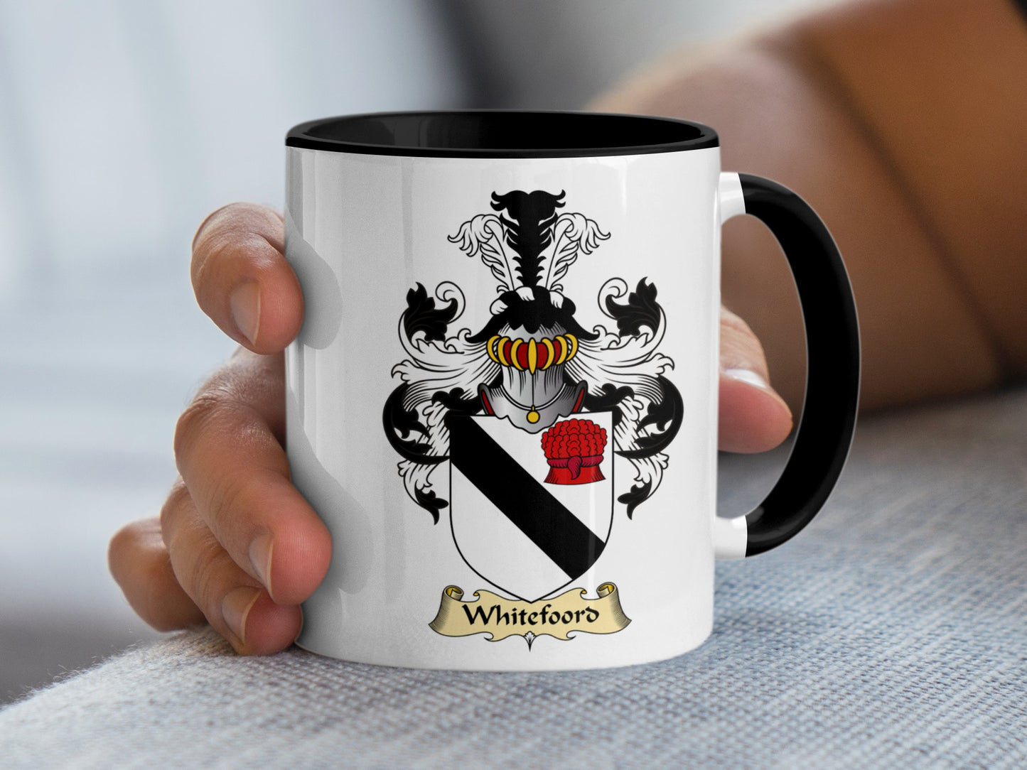 Whitford Scottish Coat of Arms Mug - Living Stone Gifts