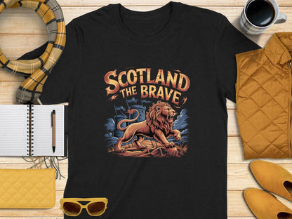 Scotland The Brave Lion Graphic T-Shirt product type